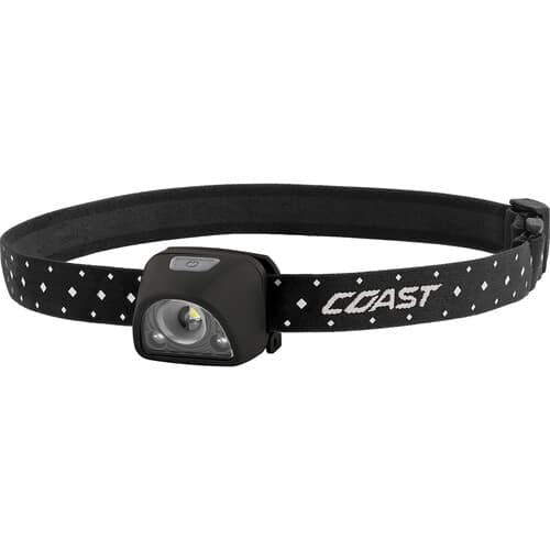 Coast FL1R Headlamp Wide Angle Flood Beam 300 Lumens