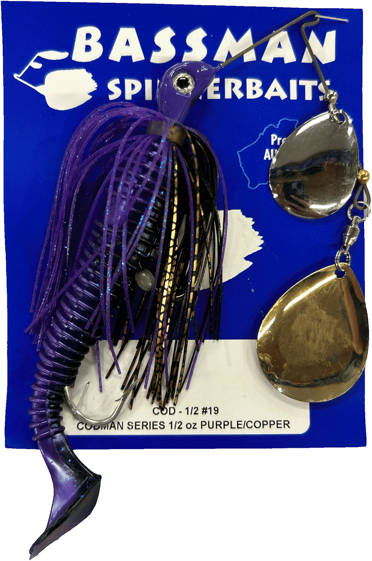 Bassman Spinnerbaits Codman Series 1/2oz