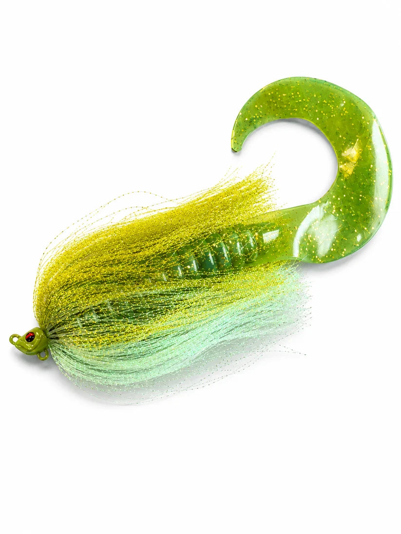 Spin Wright Fluffball 12in Grub Curly Tail 1oz