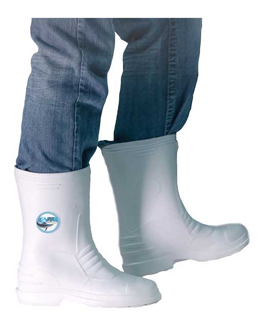 AFN Deck Boots White