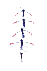 Black Pete 9in Slap Happy Daisy Chain Teaser