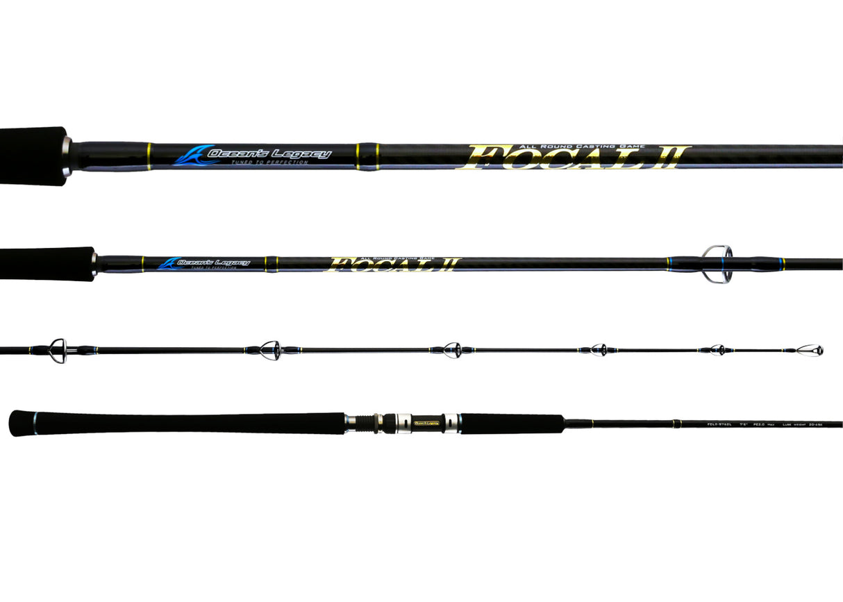 Oceans Legacy Focal 2 Spin Rods