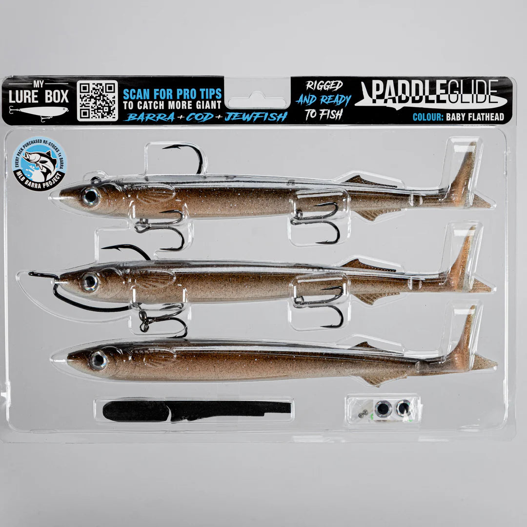 My Lure Box Paddle Glide Soft Plastic Lure