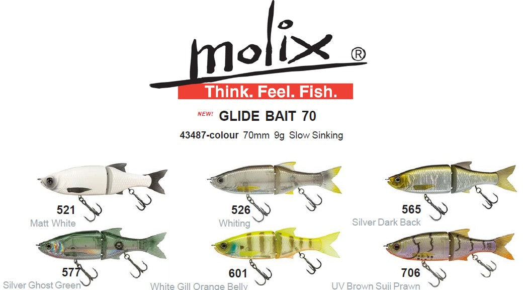Molix Glide Bait 70mm Slow Sink Lure