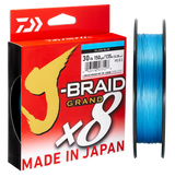 Daiwa J-Braid Grand Island Blue - Bulk Braid Spooling (sold in increments of 100 Metres)