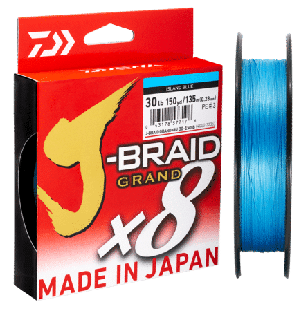 Daiwa J-Braid Grand 8 Island Blue 3000yds