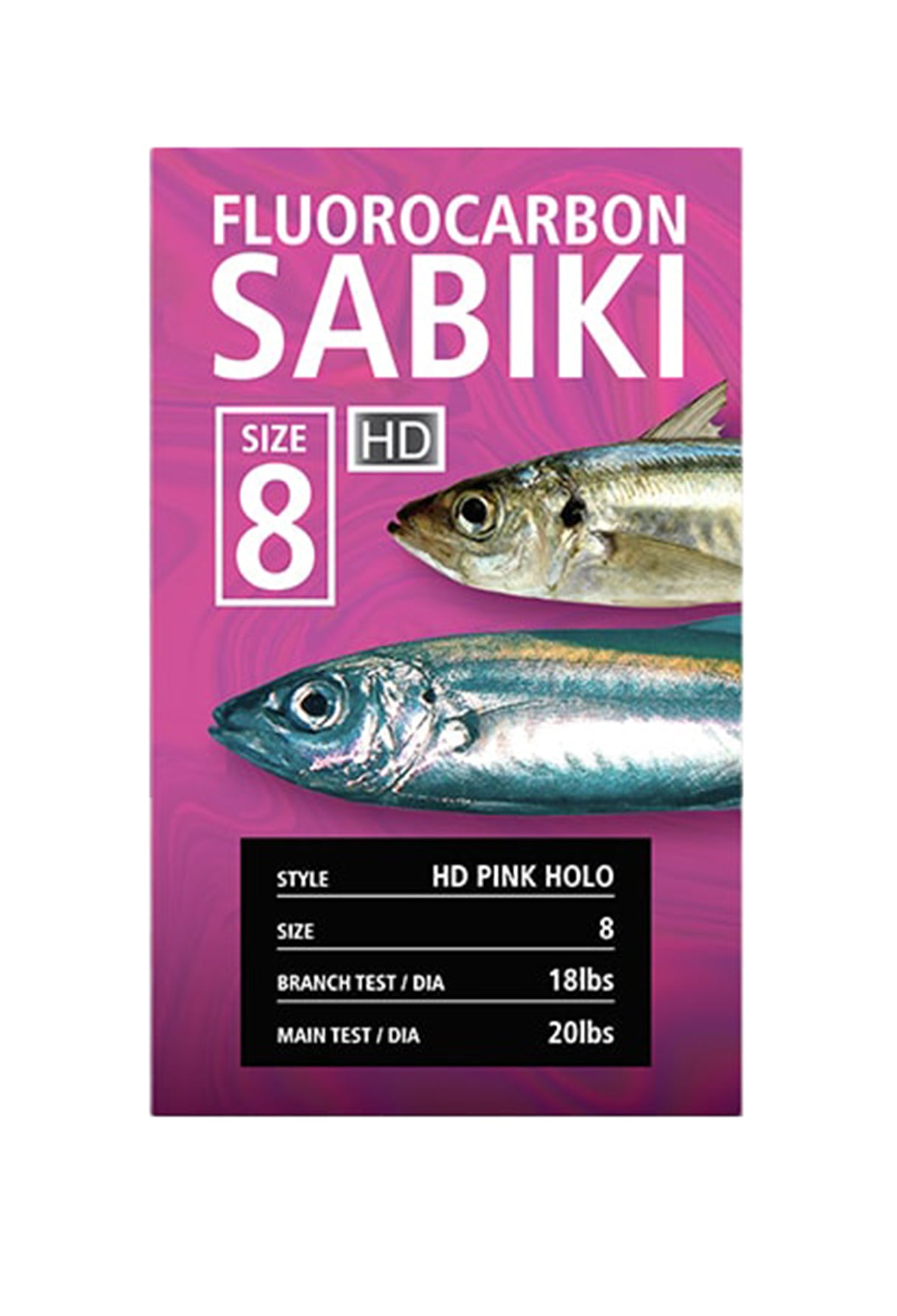 Shimano Flurocarbon HD Pink Holographic Sabiki Rig