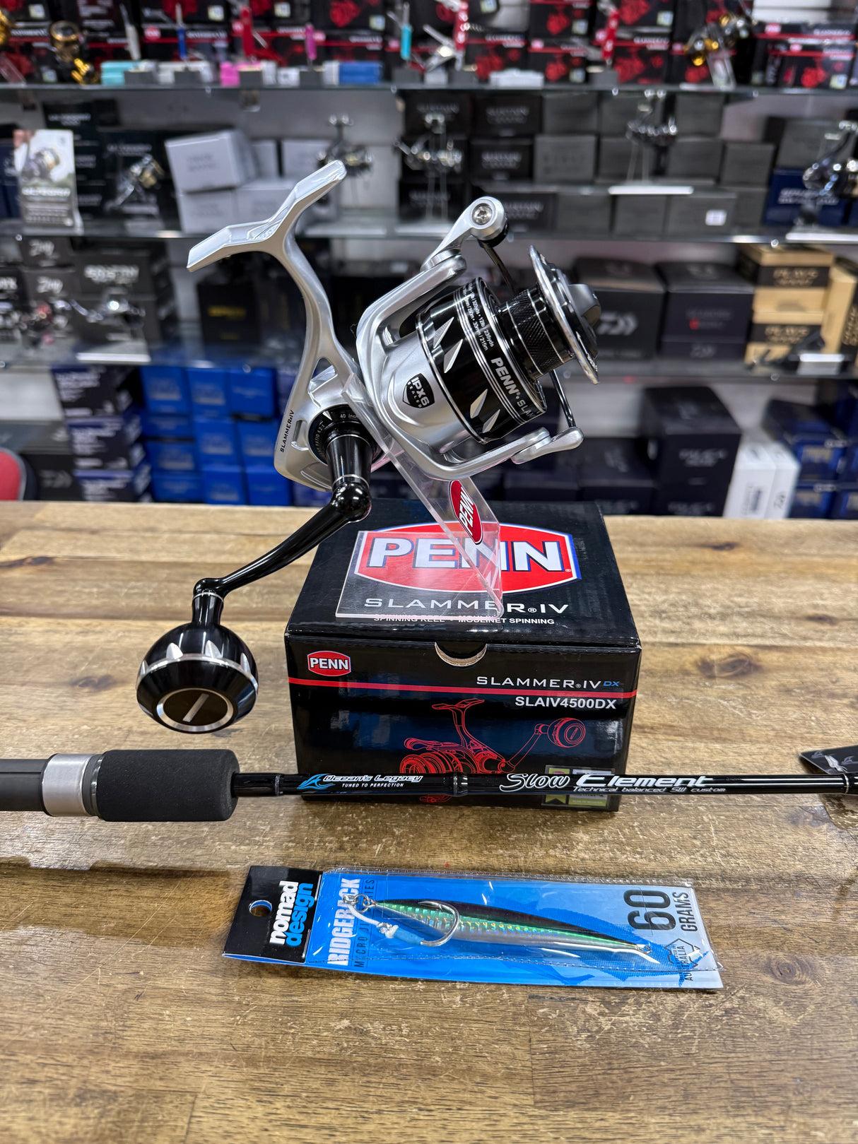 Oceans Legacy PE3 and Penn Slammer DX 4500 Combo