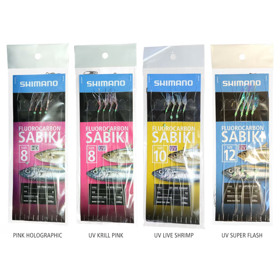 Shimano Flurocarbon UV Live Shrimp Sabiki Rig