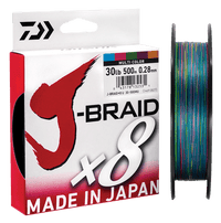 Daiwa J-Braid 8 Multicolour 300m