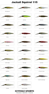 Jackall Super Squirrel 115SP Rattle Hank Tune Lure