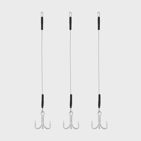 Lure Us In Reaper Rig Multi Strand / Sz2 Treble Hook Assemblies 3pk
