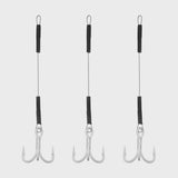 Lure Us In Reaper Rig Multi Strand / Sz2 Treble Hook Assemblies 3pk