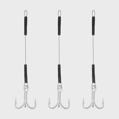 Lure Us In Reaper Rig Multi Strand / Sz2 Treble Hook Assemblies 3pk