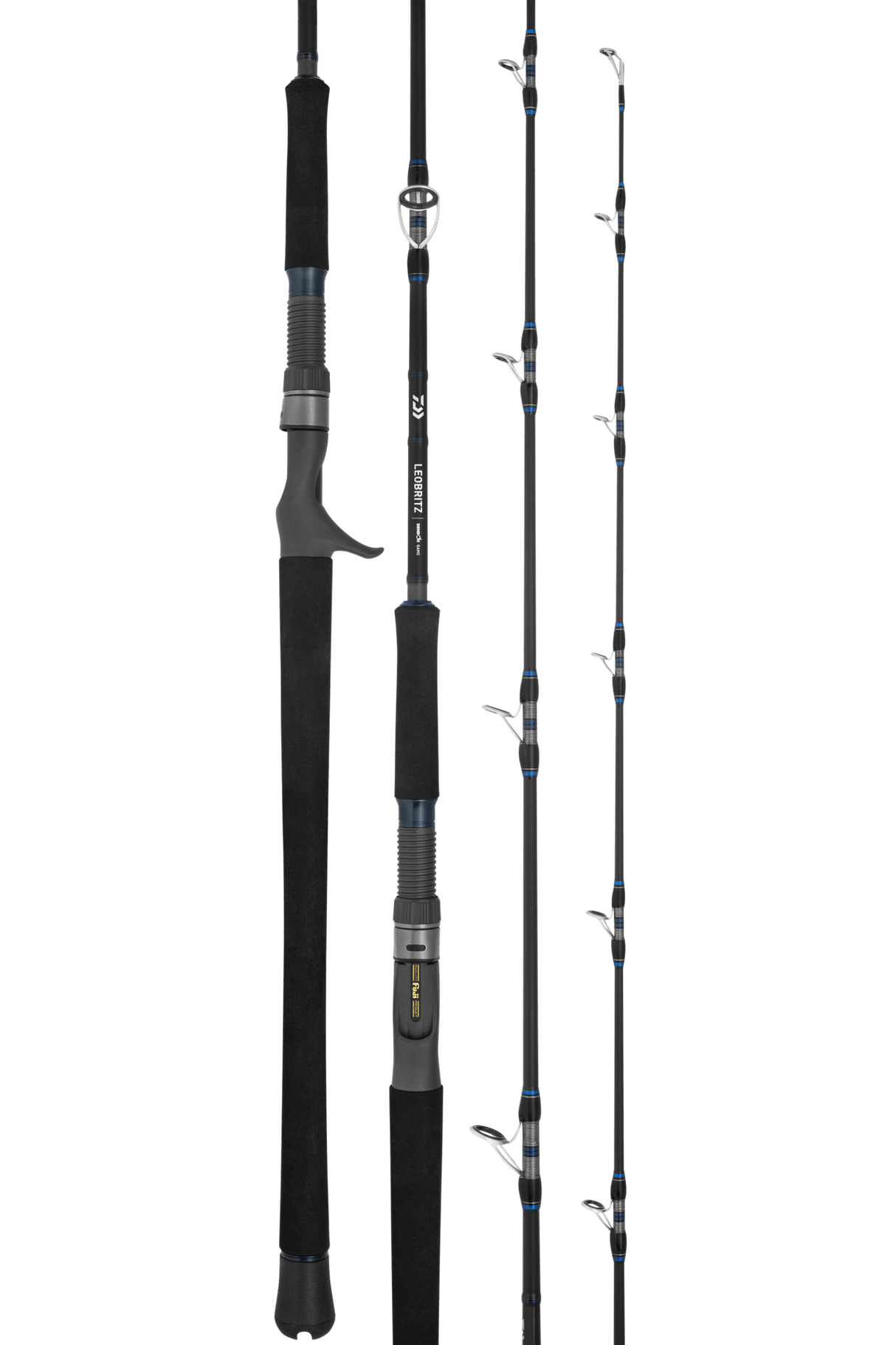 Daiwa Leobritz 300J/ Daiwa Leobritz DG (Dendoh Game) B6'3" pe3/4/ Daiwa J-Braid 30lb Bulk Spooling - Multicolour