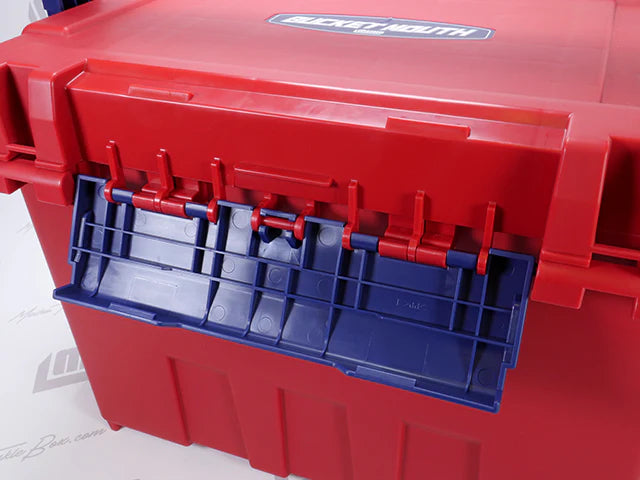 Meiho Bucket Mouth 9000 Tackle Box Red
