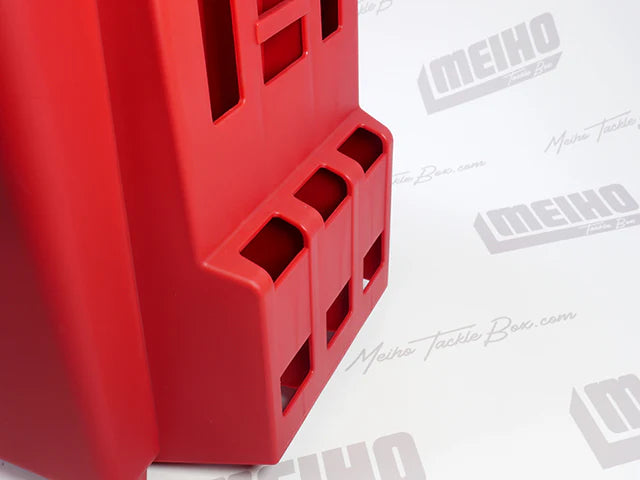 Meiho Bucket Mouth 9000 Tackle Box Red