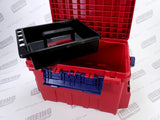 Meiho Bucket Mouth 9000 Tackle Box Red