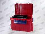 Meiho Bucket Mouth 9000 Tackle Box Red