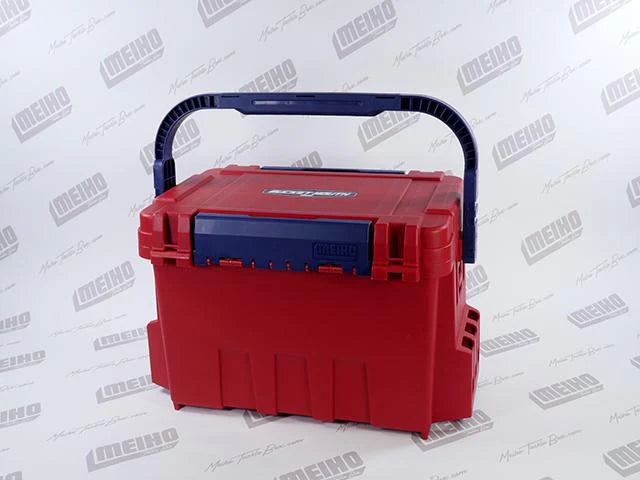 Meiho Bucket Mouth 9000 Tackle Box Red