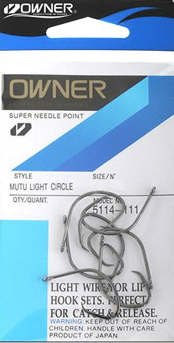 Owner Mutu Light Circle Hooks
