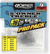Owner ST36BC Pro Pack Treble Hooks