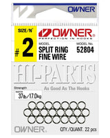Owner P04 Fine Wire Split Rings