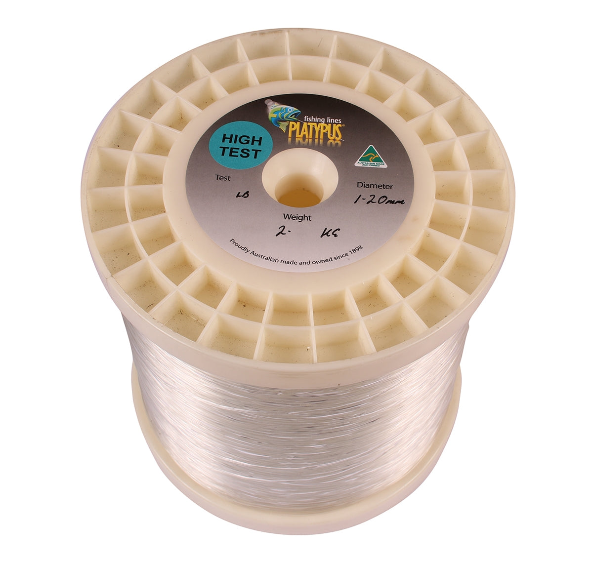 Platypus- High Test-Bulk Spooling (Sold in Increments of 100 Metres)