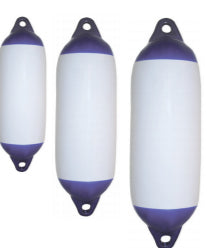 RWB Boat Fender White/Blue