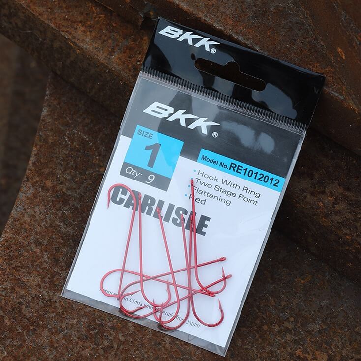BKK Red Carlisle Bloodworm-R Hooks