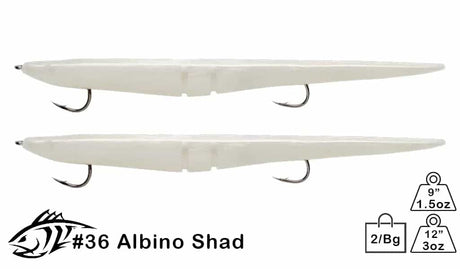 Lunker City Slug-Go 12in Rigged