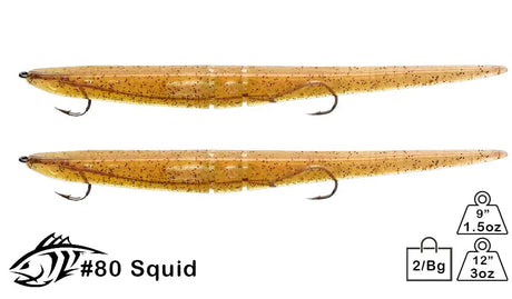 Lunker City Slug-Go 12in Rigged