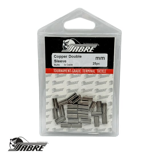 Sabre Copper Double Sleeves 25pc