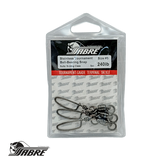 Sabre SS Tournament Ball-Bearing Snap Swivel