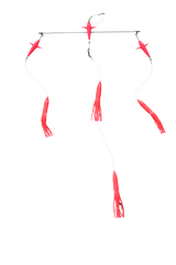 Black Pete 24in Titanium Bird Spreader Bar With Bulb Squid