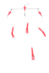 Black Pete 36in Titanium Bird Spreader Bar With Bulb Squid