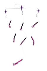 Black Pete 36in Titanium Bird Spreader Bar With Bulb Squid