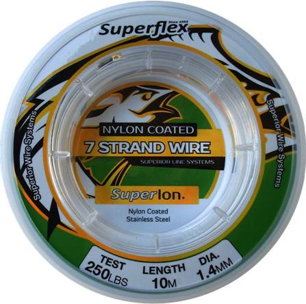 Shogun Clear Coated 1x7 Wire - 10m