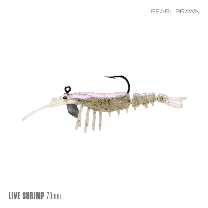 Samaki Live Shrimp 75mm Rigged Soft Plastic