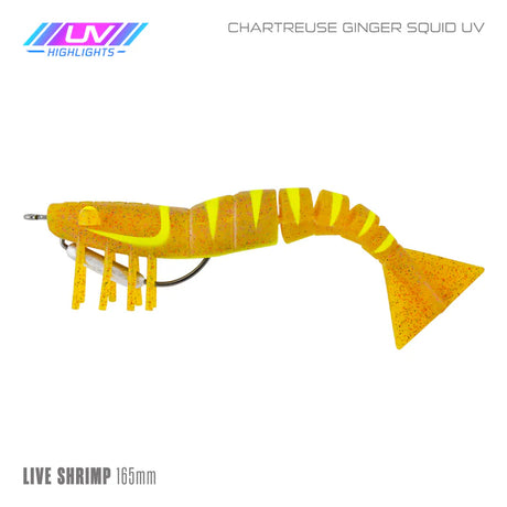 Samaki Live Shrimp 165mm Rigged Soft Plastics