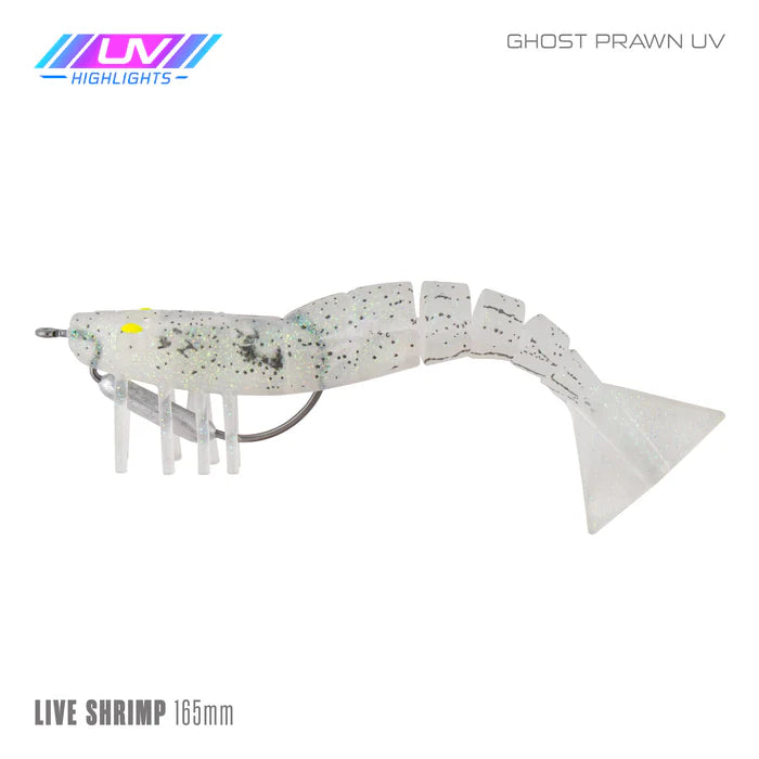 Samaki Live Shrimp 165mm Rigged Soft Plastics