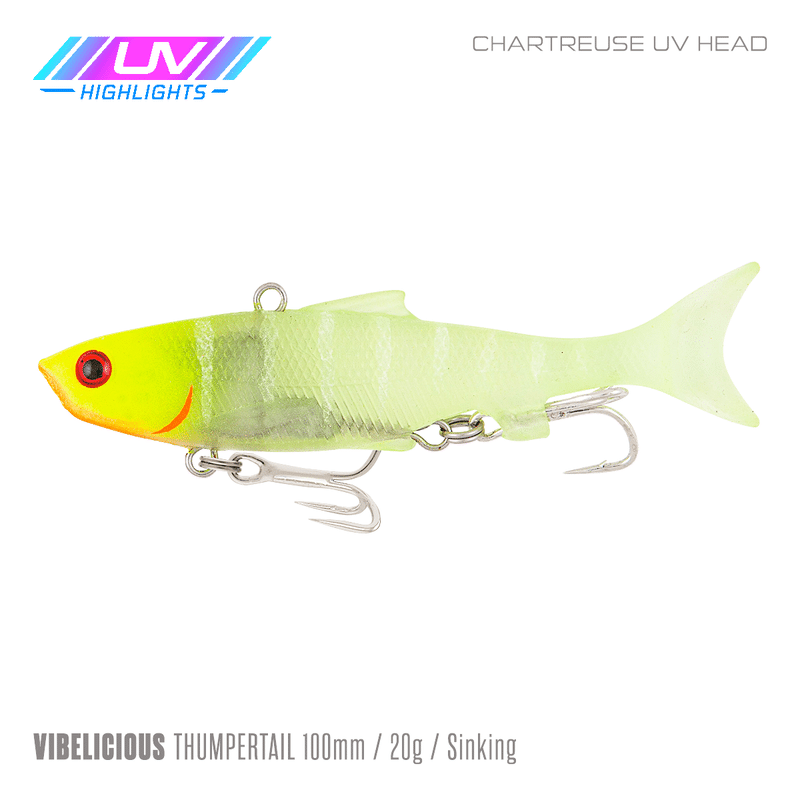 Samaki Vibelicious Thumper 100mm Soft Vibe
