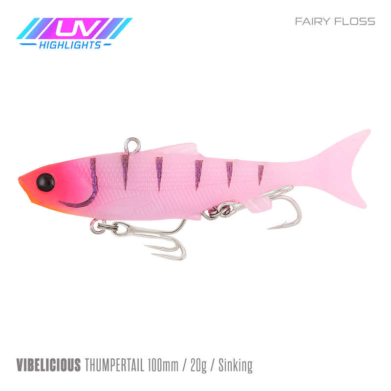 Samaki Vibelicious Thumper 100mm Soft Vibe