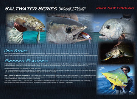 Oceans Legacy Tidalus Minnow 125mm 32g