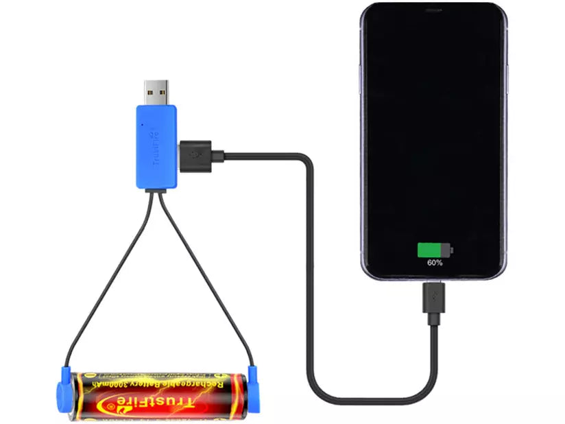 Trust Fire Diving Flashlight 2350 Lumens and UC10