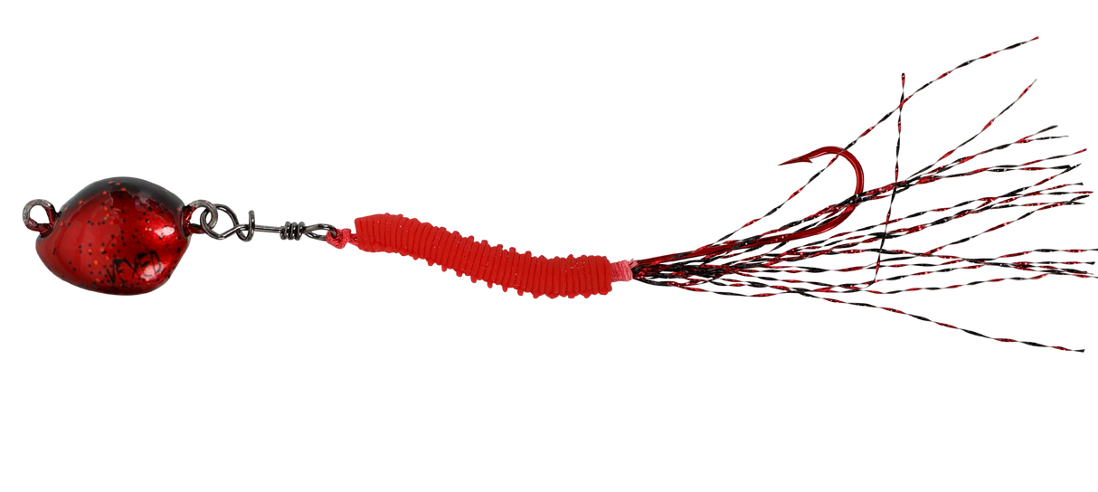 Vexed Bottom Worm Long Shank 5g Jig