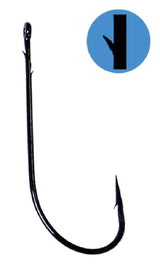 Gamakatsu Worm Hooks Black - 25 Pack