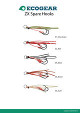 Ecogear ZX Spare Hooks