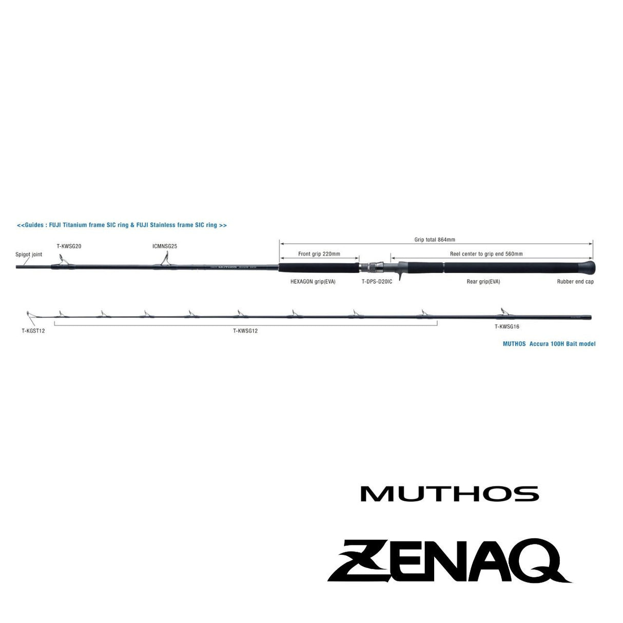 Zenaq Defi Muthos Accura 100H Bait Model