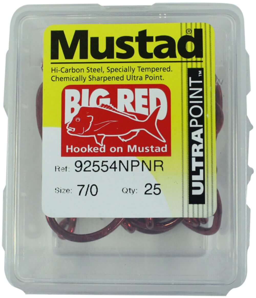 Mustad Big Red Hooks